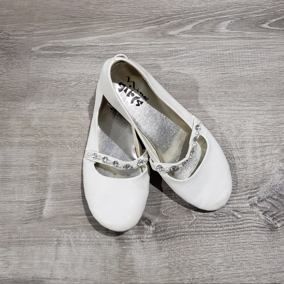 Nina Girls shoe pearl and rhinestones - Picture 1 of 3